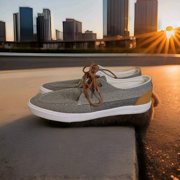 Beverly Hills Polo Club Other - ✅Beverly Hills Polo Club Boat Dock Shoes Grey Men's Size 14 EUC BP7109 Sneakers